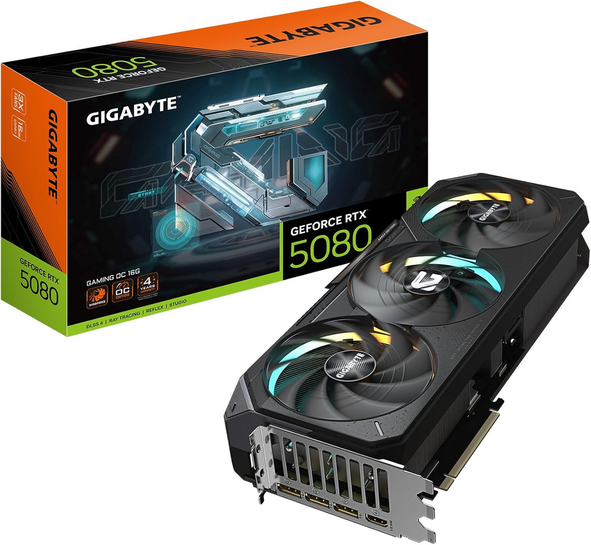 GIGABYTE RTX 5080 GAMING OC 16G GDDR7 256bit