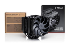 NH-D15 G2 chromax.Black Premium Dual Tower CPU Cooler for AMD AM5/AM4 and Intel LGA1851/LGA1700/LGA1200 (Black)
