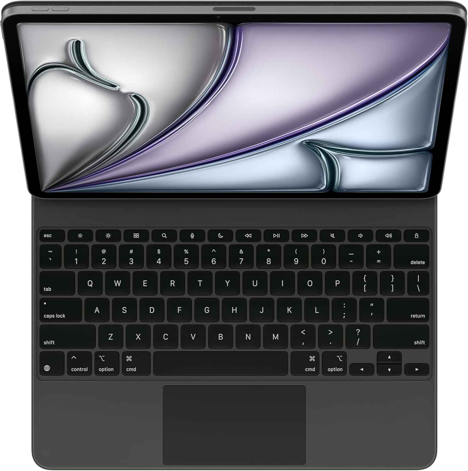 Magic Keyboard: Keyboard and Case for iPad Air 11-inch (M2, M3, and M4) and iPad Air (4th and 5th Generation), US English — White
