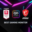 MSI MAG 272QP QD‑OLED X24 – 27" WQHD 2K Gaming Monitor, 240Hz, 0.03ms Response, HDR400, G‑SYNC/FreeSync, USB‑C 15W PD, Wide Color Gamut