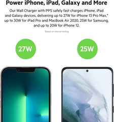 Belkin Dual USB-C 1x Up to 30W - White