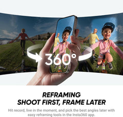 Insta360 X4 Air Ski Bundle - Waterproof & Lightweight 165g 8K 360 Camera, Invisible Selfie Stick, Replaceable Lenses, Shoot First & Frame Later, Built-in Wind Guard, Stabilization, AI-Powered App