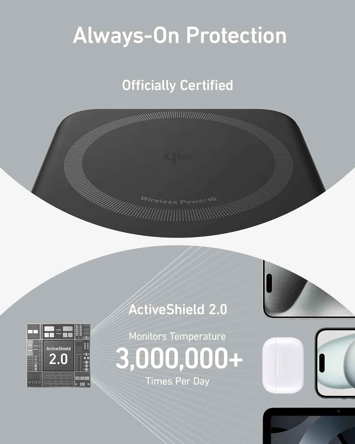 Anker MagGo Power Bank (10K) Black 15w