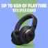 JBL Live 770NC - Wireless Over-Ear Headphones with True Adaptive Noise Cancelling with Smart Ambient, Up to 65 Hours of Battery Life, Comfort-fit Fabric Headband & Carrying Pouch (Blue)