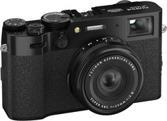 FUJIFILM X100VI Digital Camera (Black) - Bundle Includes: 64GB SDXC Memory Card, Replacement Battery and Charger, Gadget Bag, 8" Gripster & Much More (12pc Bundle)