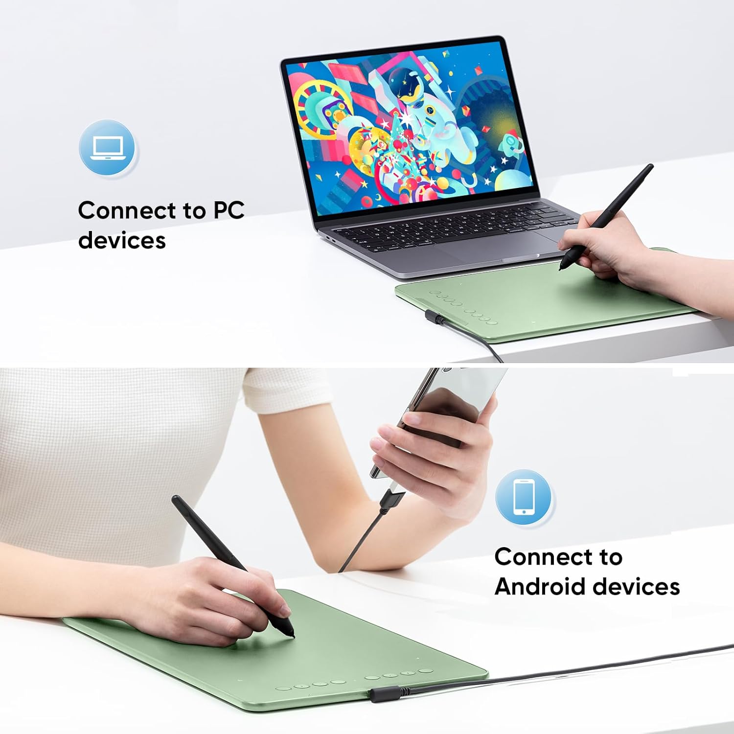 XPPen Deco with 16384 tablet for portable computing