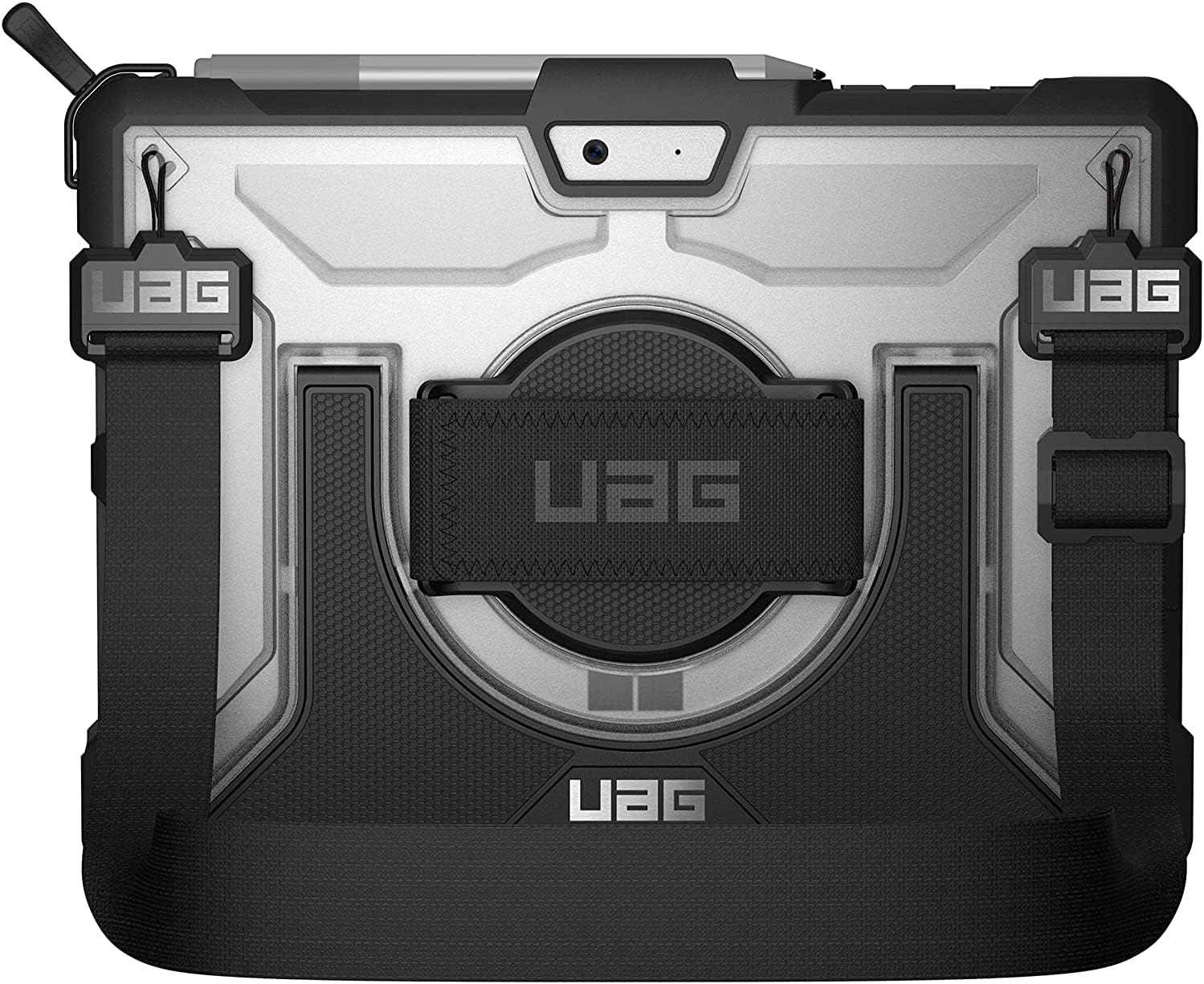 UAG Designed for Microsoft Surface Go 4 / Surface Go 3 / Surface Go 2 / Surface Go Case 10.5" Plasma w/Hand Strap & Shoulder Strap Feather-Light Rugged Military Drop Tested Cover Ice