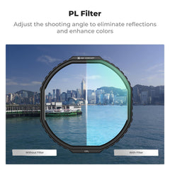 Snap on Fit ND Filter Compatible with Insta360 Ace Pro 2 New Lens Model(Not for Square Lens), 6 Pack PL ND8 ND16 ND32 ND64 ND128 Polarizer Neutral Density Light Reduction Filter