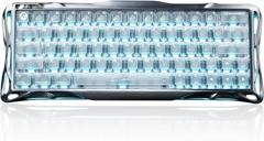 GRAVASTAR V60 PRO 60% HALL EFFECT MAGNETIC SWITCH - SILVER