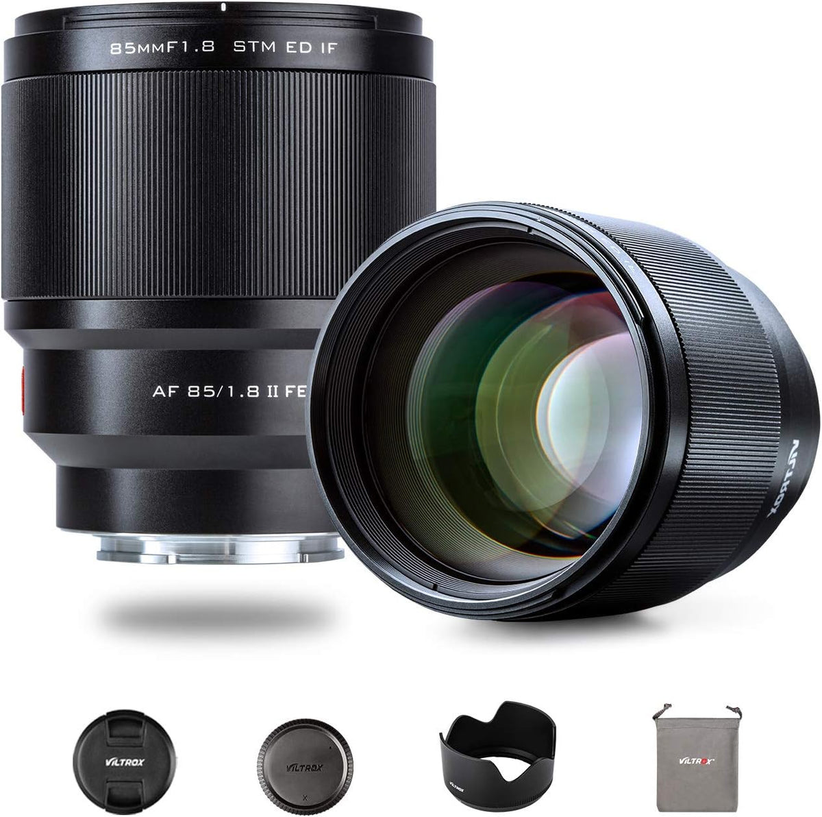 AF 85mm F1.8 II FE Lens for Sony E Mount, f/1.8 Large Aperture Portrait Full Frame Lens with STM Motor for Sony E-Mount Camera a7IV a7CII a7RV a7S III ZV-E10 II ZV-E10 a6700 a6400 a7iii a9 A1