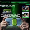 Magnetic Phone Cooler with Rechargeable Battery, LED Cooling Fan with Semiconductor Cooling,Phone Cooler with Power Display, Suitable for Phone Gaming Enthusiasts, Live Broadcast Crowd Network (Green)