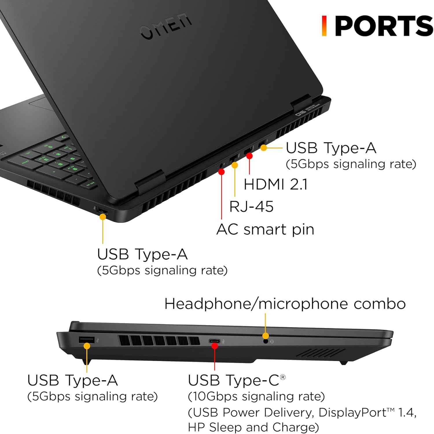 OMEN 16" Gaming Laptop Computer, Intel Ultra 9 285H 16-Core, NVIDIA GeForce RTX 5070 8GB, 16GB DDR5, 1TB PCIe SSD, 144Hz IPS WUXGA Display, WiFi 6E, RGB Backlit Keyboard, Windows 11, USB-C Hub