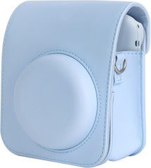 Instax Mini 12 Instant Film Camera Pastel Blue, Fujifilm Instax Mini Twin Pack Instant Film 20 Prints, Prtotective Case, Gift Bundle