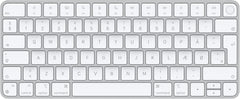 Magic Keyboard with Touch ID: Wireless, Bluetooth, Rechargeable. Works with Mac Computers with Apple Silicon; Danish - White Keys