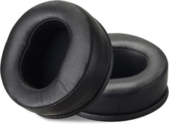 AHG Premium Sheepskin Ear Pads and Cowhide Headband Strap Compatible with Audeze LCD Headsets (Black) | FlexiSoft Foam