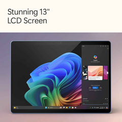 Surface Pro 2-in-1 Laptop/Tablet (2024), Windows 11 Copilot+ PC, 13" Touchscreen Display, Snapdragon X Plus (10 Core), 16GB RAM, 512GB Storage, Sapphire