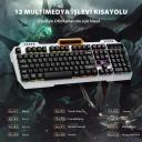 Lenovo Lecoo KB123 USB Wired Gaming Keyboard - Rainbow Effect, Mechanical Feeling Silent, Membrane Gaming