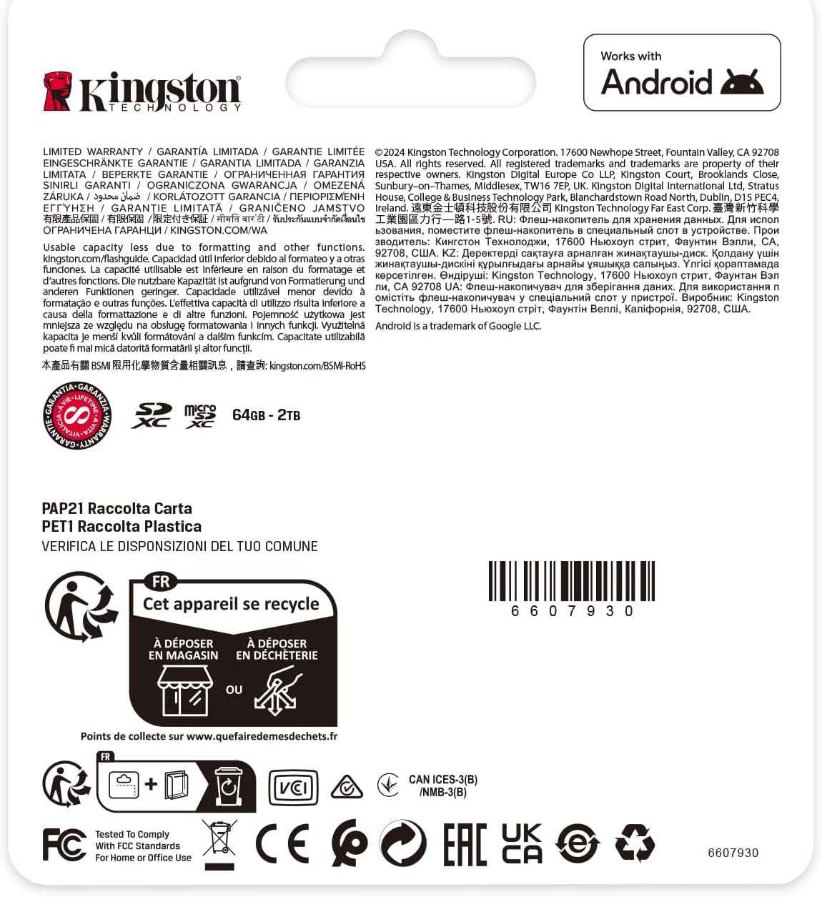 Kingston Adapter - SDCS3 for device connectivity