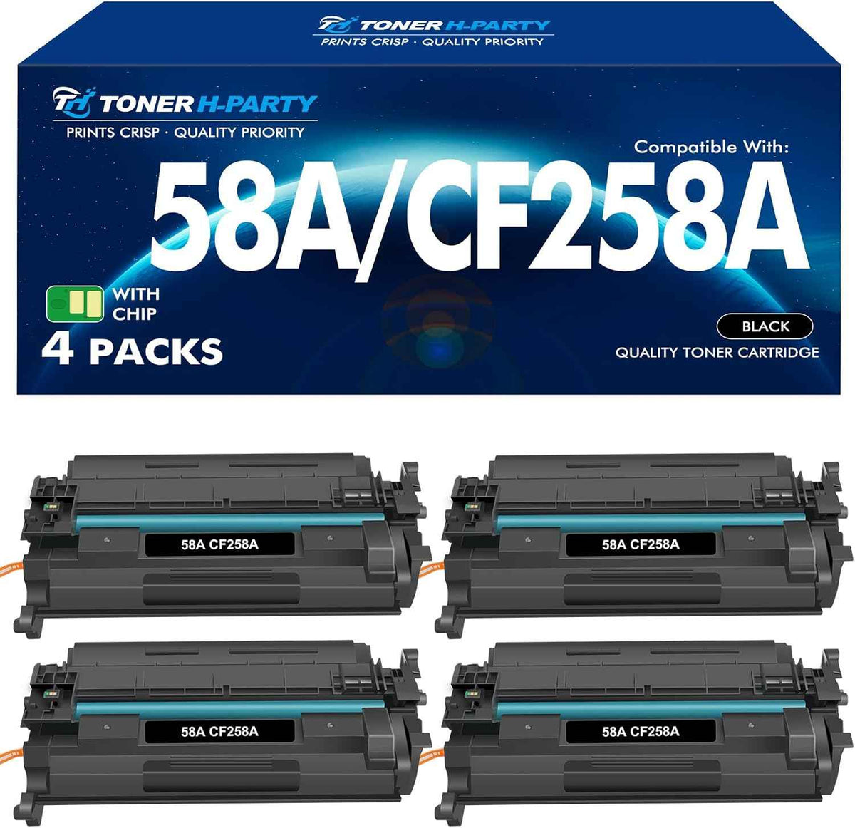 HP Black M428FDW MFP M428FDN Pro M404N 58a ink & toners CF258A Cartridge Compatible