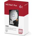 Western Digital 6TB WD Red Plus NAS Internal Hard Drive HDD - 5400 RPM, SATA 6 Gb/s, CMR, 256 MB Cache, 3.5" - WD60EFPX