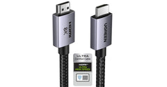 UGREEN 8K Mini HDMI To Hdmi Cable 2.1 2M, Ultra High Speed Braided HDMI Cord 10K 8K@60Hz 4K@240Hz, HDR10 HDCP 2.2&2.3