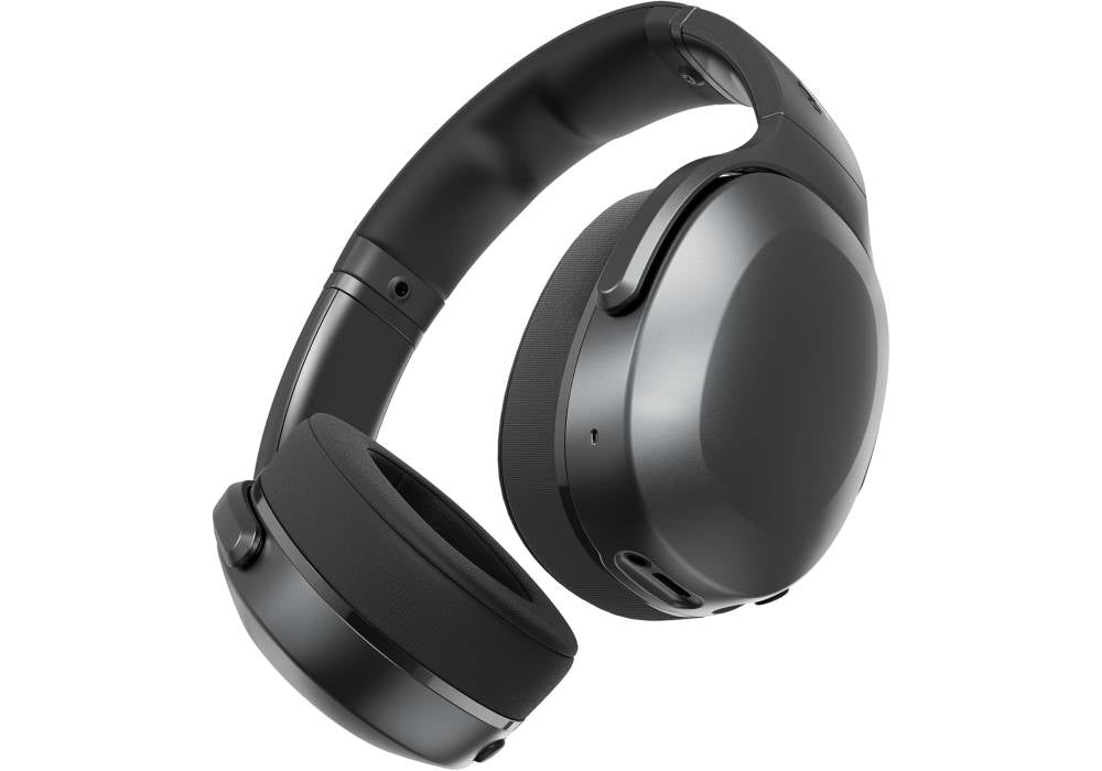 Skullcandy Crusher 540 Active Wireless Bluetooth Headphones with Multi-Sensory Bass, Noise Isolating Over-Ear Fit, Sweat and Water Resistant, 40 Hours Battery, Microphone for iPhone Android - Coal