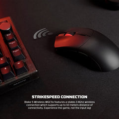 FANTECH WGC5S BLAKE S DUAL MODE WIRELESS GAMING MOUSE - BLACK with RGB with mice