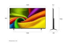 LG Nano UHD TV 75Inch, Smart & 4K, 3HDMI & 1USB, AI Assistant, Magic Remote - 75NU850B6LA.AMNE