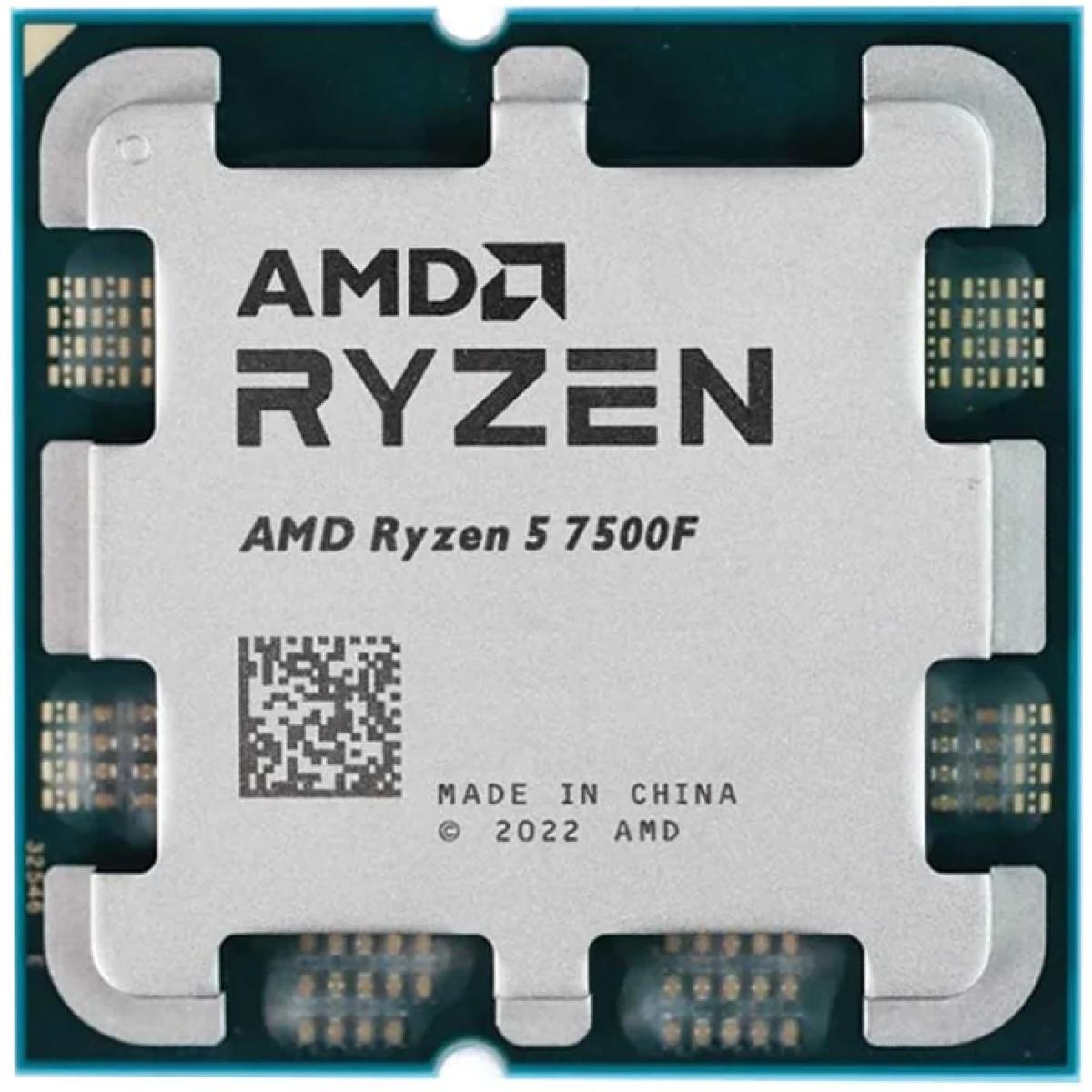 AMD RYZEN 5 7500F 6-Core 3.7GHz (5.0 GHz Max Boost) 32MB Cache AM5 Desktop Processor , Tray