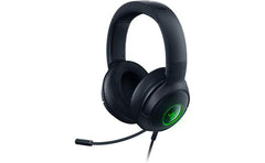Razer Kraken V3 X Wired Usb 7.1 Surround Sound Lightweight Build Triforce 40mm Drivers Hyperclear Cardioid Mic Chroma Rgb Lighting Black