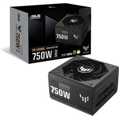 Asus Tuf Gaming 750w Gold Fully Modular 80+ Gold Certified Atx 3.0 Military Grade Components Dual Ball Bearing Axial Tech Fan Pcb Coating