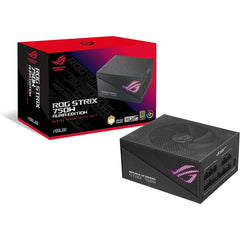 Asus Rog Strix 750w Gold Aluminum Axial Tech Fan Pcie Gen 5.0 Fully Modular Power Supply Aura Edition - CompuMe