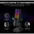 Fantech MCX04 Leviosa Aura Condenser Microphone, Connect instantly with dual USB-C/USB-A, perfect for podcasts, streaming, or calls.