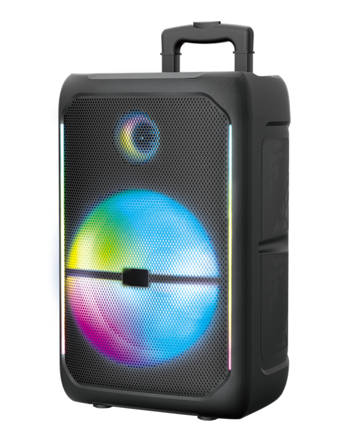 Brodu BTS-1808 Wireless 12" subwoofer 40W power RGB with Karaoke