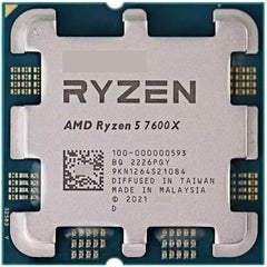 AMD RYZEN 5 7600X 6-Core 4.7GHz (5.3 GHz Max Boost) 32MB Cache AM5 Desktop Processor , Tray