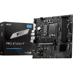 Msi Pro B760m P Ddr5 Intel 13th Gen Motherboard Pcie 4.0 Ddr5 2xm.2 Pcie 4.0 Mainboard