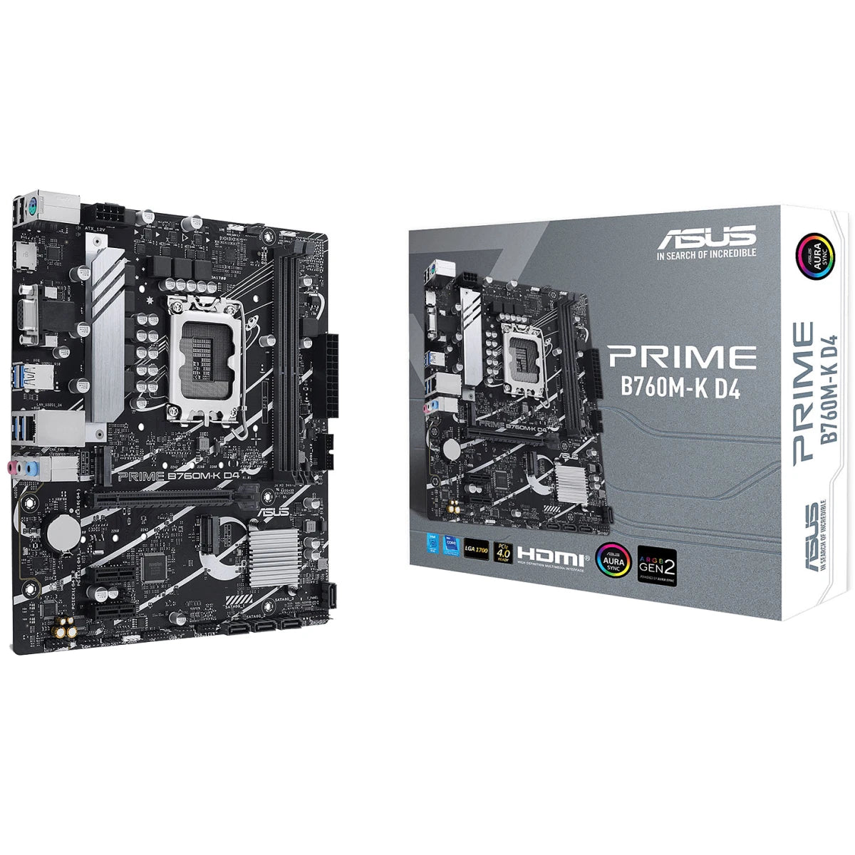 ASUS PCIe motherboard for desktop computer builds
