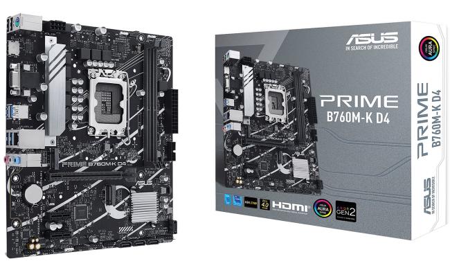 ASUS PCIe motherboard for desktop computer builds