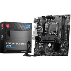 Msi B760m Bomber Wifi Ddr5 Intel 14th/13th Gen Motherboard Pcie 4.0 Ddr5 2xm.2 Gen4 X4 Pcie 4.0 Mainboard - CompuMe