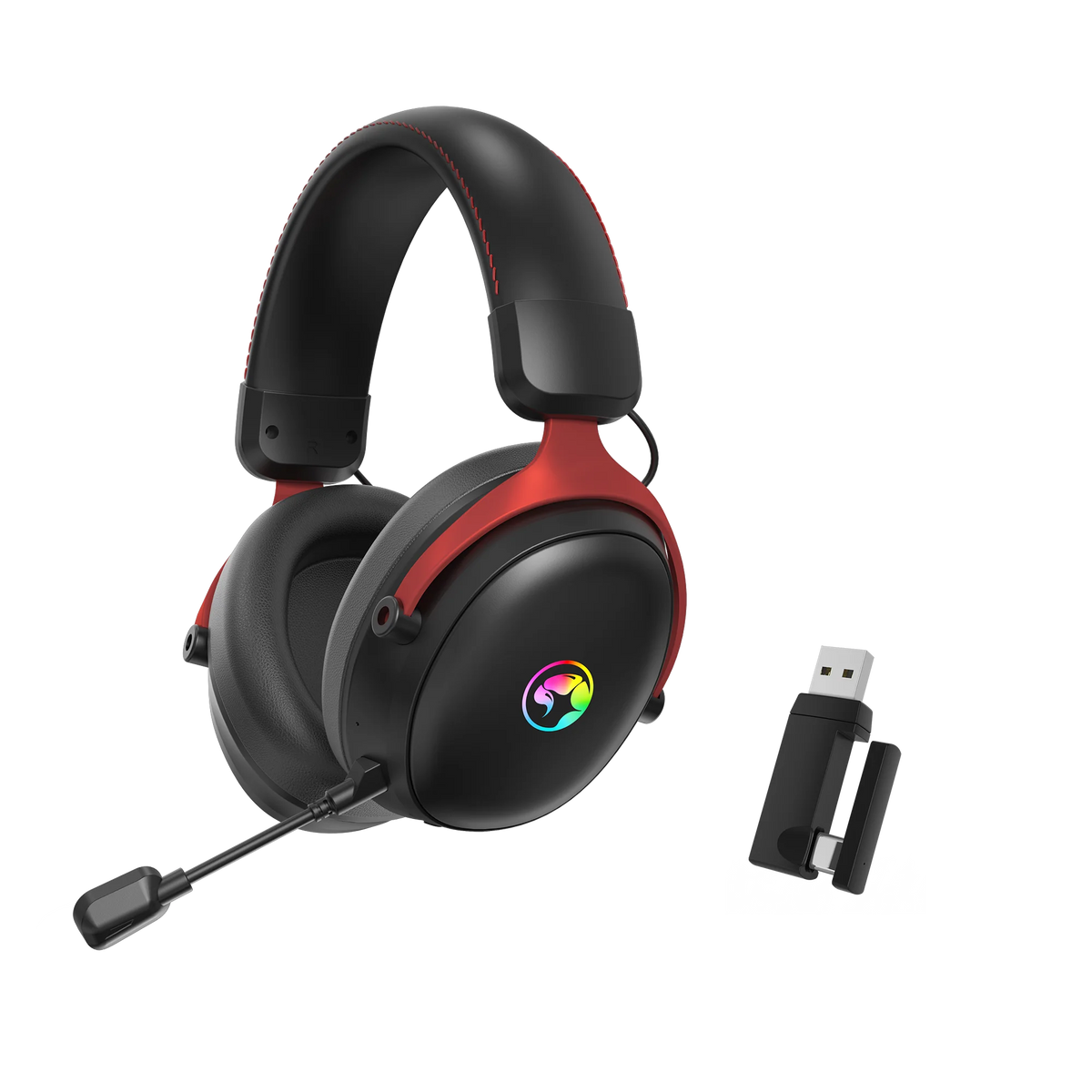 Marvo Tactic X Pro 7.1 Surround Sound Gaming Headset - Black