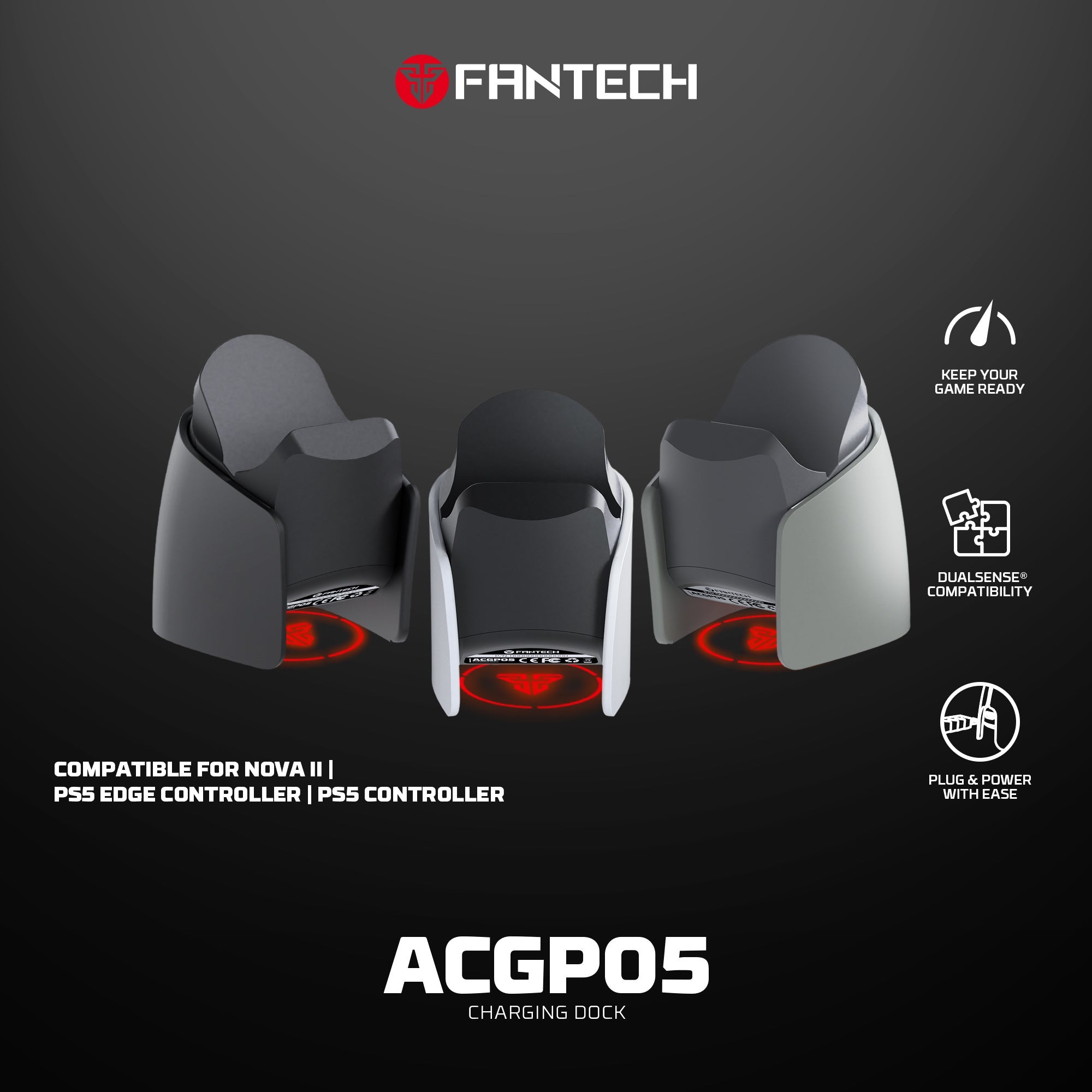 FANTECH ACGP05 CHARGING DOCK FOR WGP15 FANTECH ACGP05 CHARGING DOCK FOR WGP15