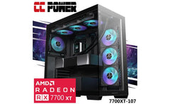 CC Power 7700XT-107 Gaming PC NEW 14Gen Intel I7 20-Cores w/ AMD Radeon RX 7700 XT 12GB w/ Advanced Air Cooler