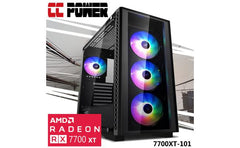 CC Power 7700XT-101 Gaming PC 5Gen AMD Ryzen 7 8-Cores w/ AMD Radeon RX 7700XT 12GB DDR6 & Advanced Air Cooler