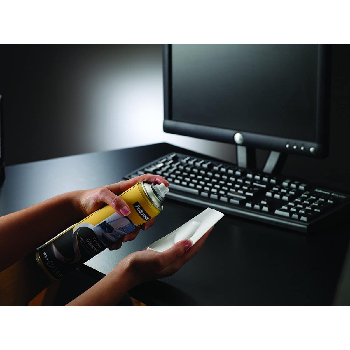 Fellowes cleaning products for electronics hardware