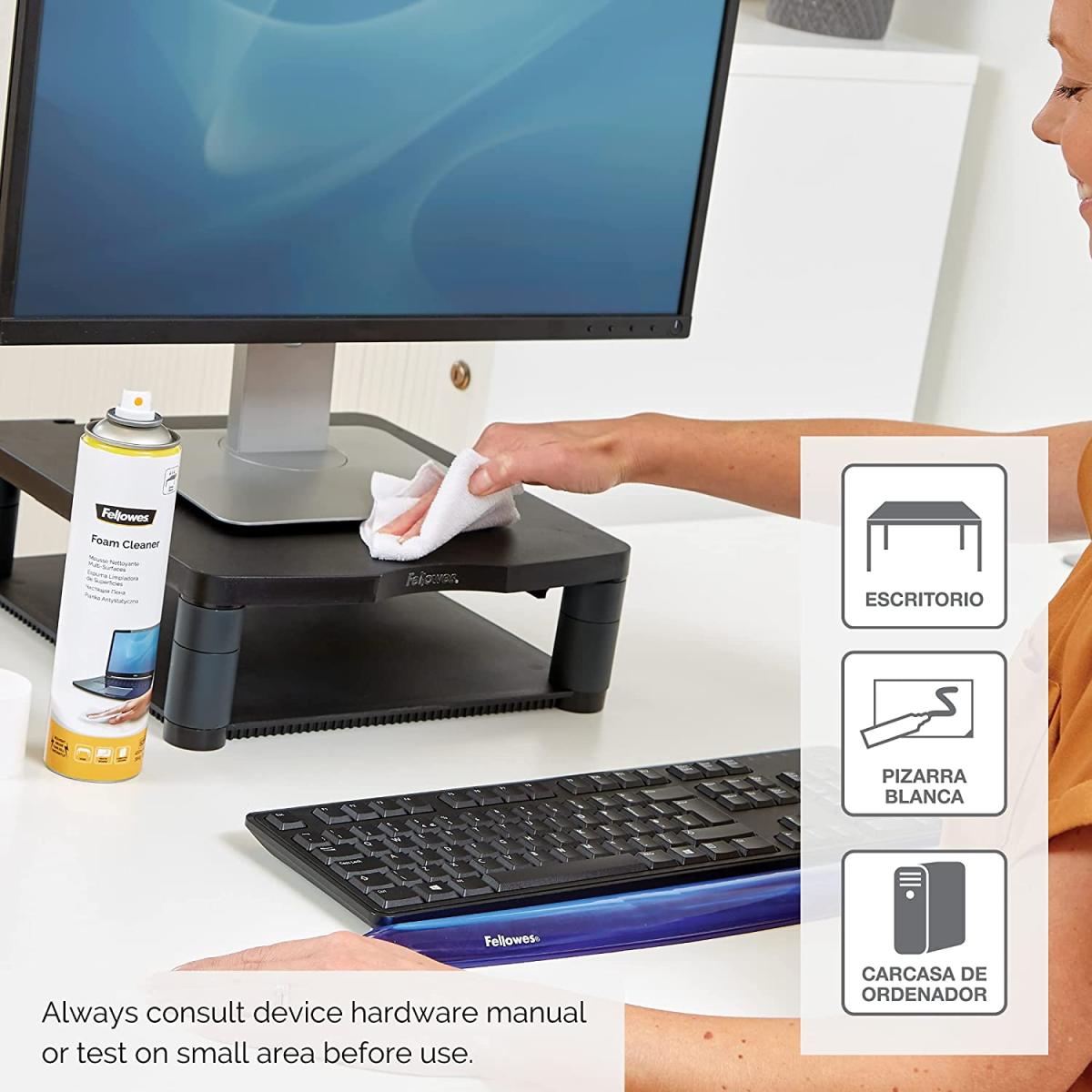 Fellowes cleaning products for electronics hardware