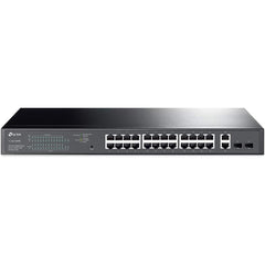 Tp Link Tl Sg1428pe 28 Port Gigabit Easy Smart Poe Switch 24 Port Poe+ 2 Sfp Slots 250w Poe Auto Recovery Vlan For Security Metal Casing - CompuMe