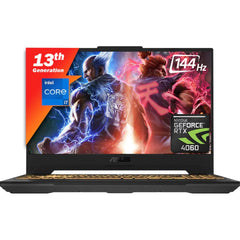 Asus New Tuf F15 (2023) Fx507vv 13gen Intel Core I7 10 Cores W/ Nvidia Rtx 4060 8gb Ddr6 & Ips 144hz Display Mecha Gray - CompuMe
