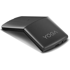 Lenovo Yoga Mouse & Laser Presenter 2.4GHz Wireless Nano Receiver & Bluetooth 5.0 Adjustable Optical Mouse - Black