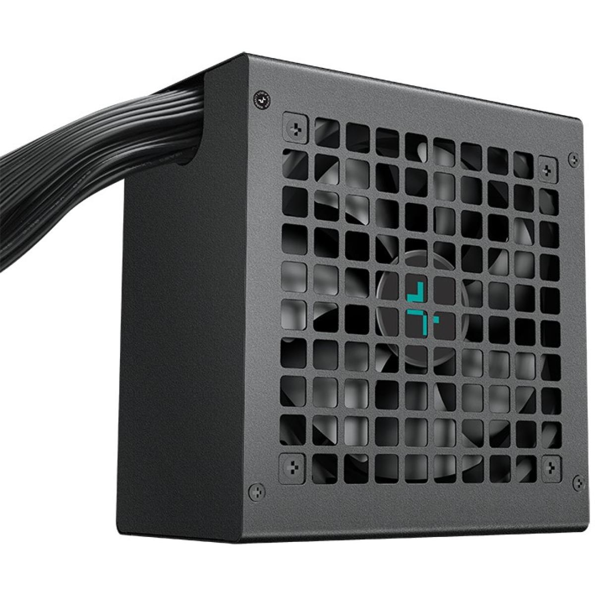 Deepcool GamerStorm PF600X 80 PLUS Bronze 600w Non-Modular ATX12V Long-Life 120mm Fan Sleeved Cables Premium Electrolytic Capacitors- Black Deepcool GamerStorm PF600X 80 PLUS Bronze 600w Non-Modular ATX12V Long-Life 120mm Fan Sleeved Cables Premium Electrolytic Capacitors- Black