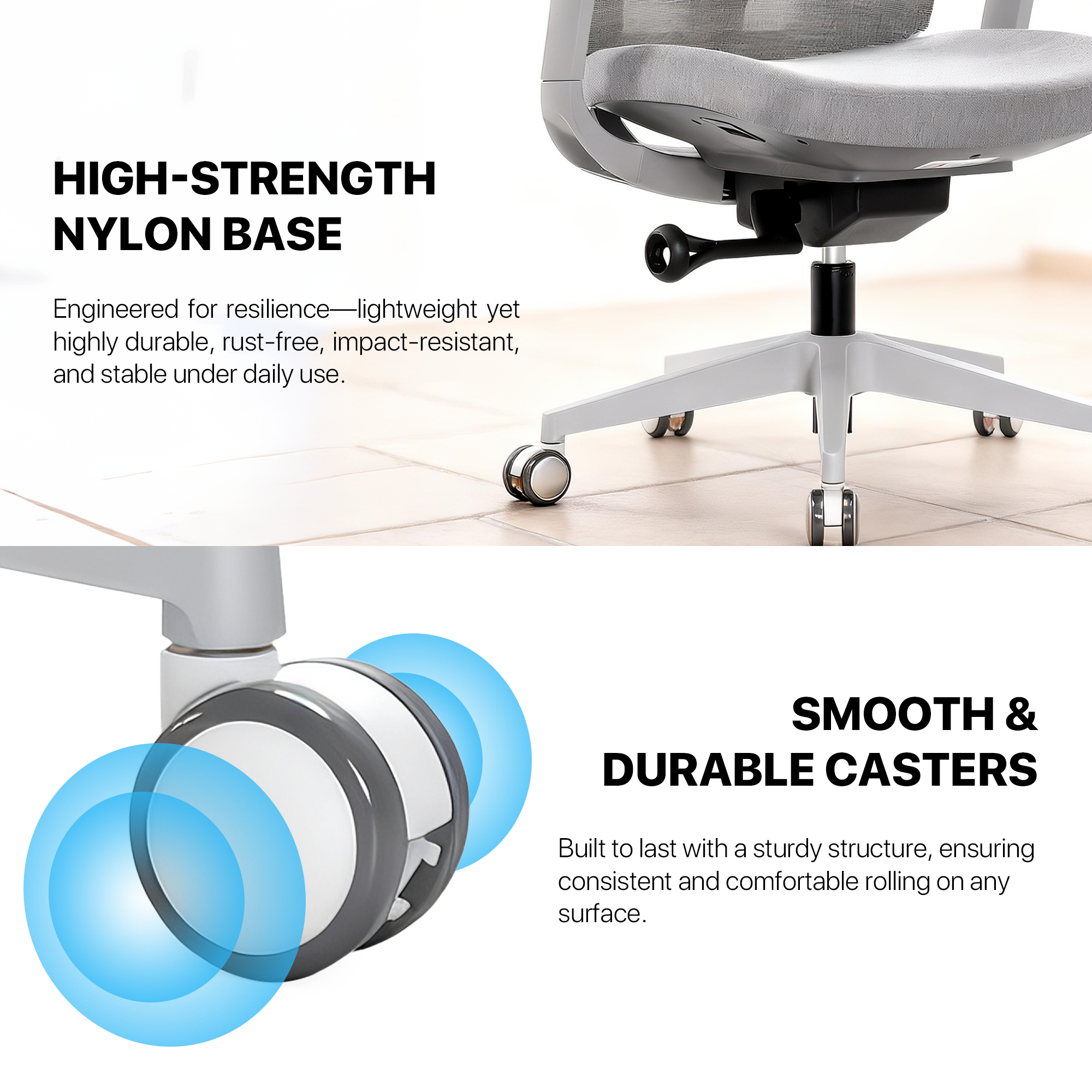 FANTECH OC1 Ergonomic Office Chair Black, gaming chairs